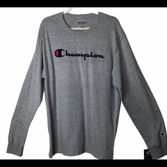 champion long sleeve jersey tee
